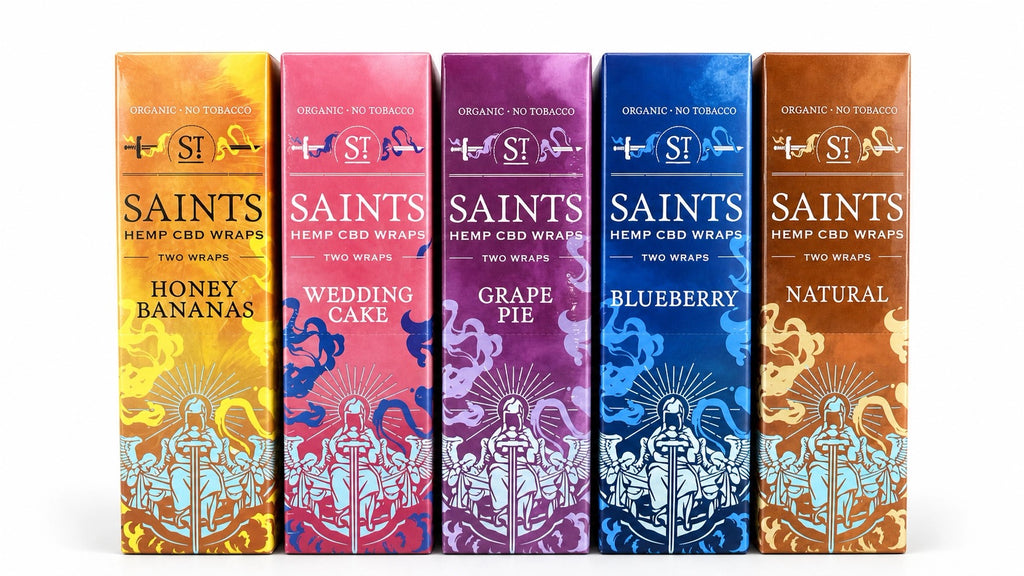 Saints Hemp CBD Wraps - Master Case (50 Display Cases)