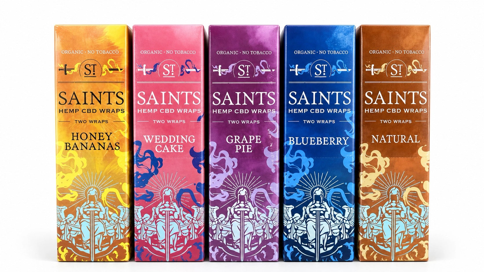 Saints Hemp CBD Wraps - Master Case (50 Display Cases)